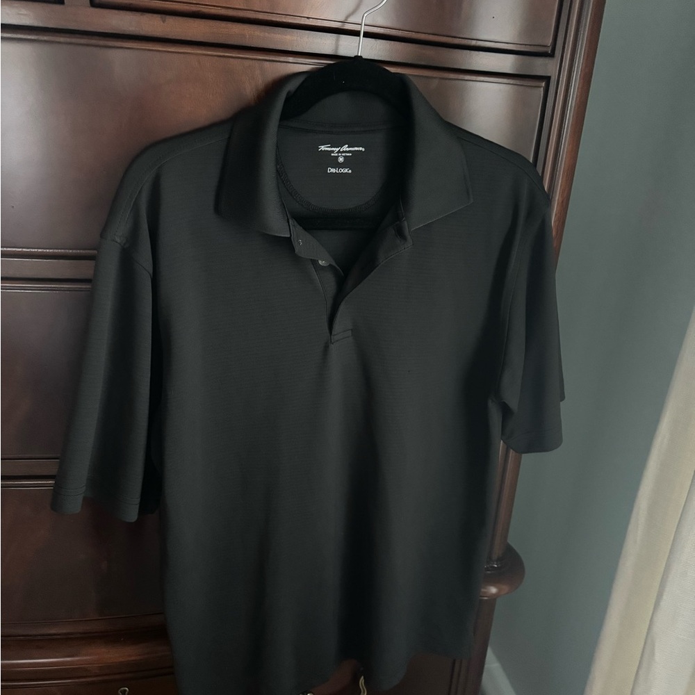 Tommy Armour Black Polo Shirt